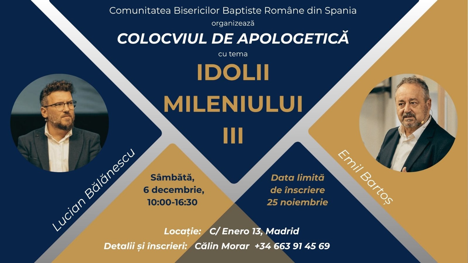 Colocviu de Apologetică – „Idolii Mileniului III”